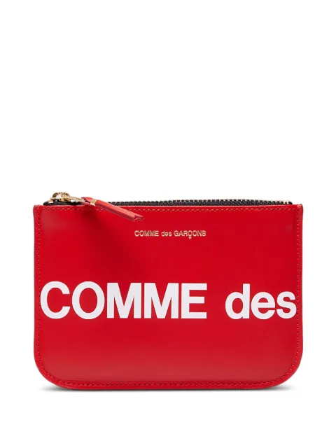 Comme Des Garçons Wallet logo-print wallet Red SA8100HL