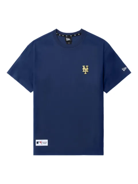NEW ERA CAP logo-embroidery T-shirt Blue NERTEM00274Y