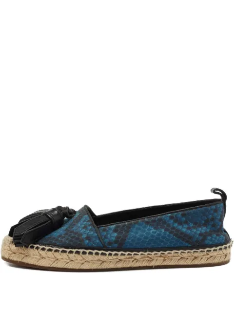 Burberry Pre-Owned tassel-detail espadrilles Blue 744578