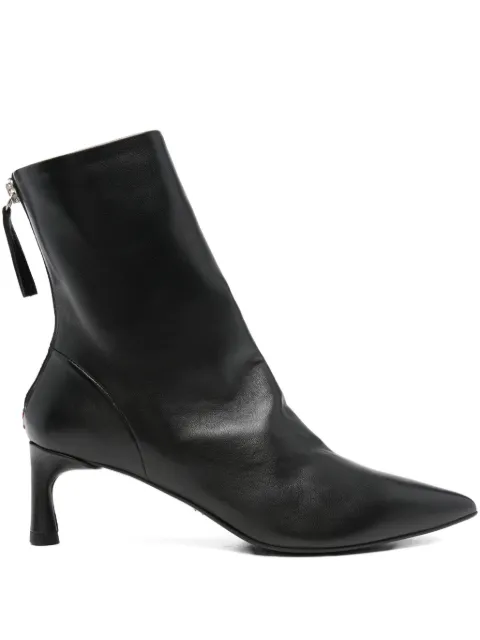 Halmanera pointed-toe zip-detail boots Black GIL26