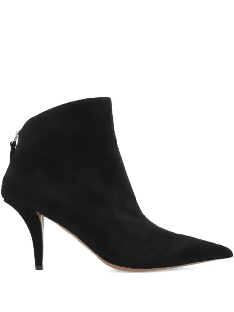 Paris Texas 105mm Jessica pointed-toe suede ankle boots Black PX1734XSA04