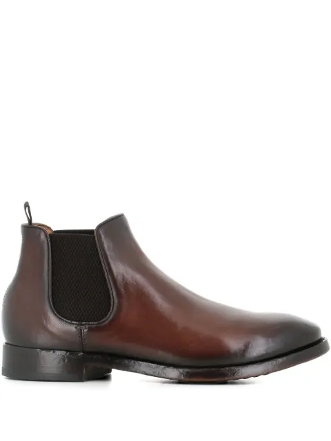 Officine Creative leather Chelsea boots Brown OCUPROD003AERCAF273