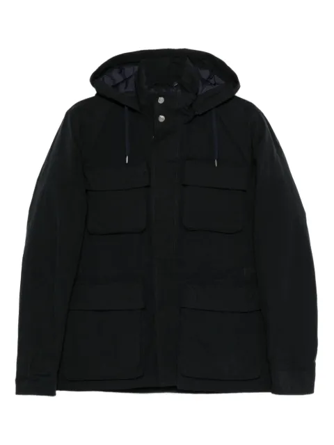 Herno hooded pocket jacket Blue PI001250U13800Z