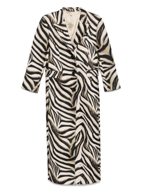 ERALDO zebra-print coat Neutrals 570935218200690