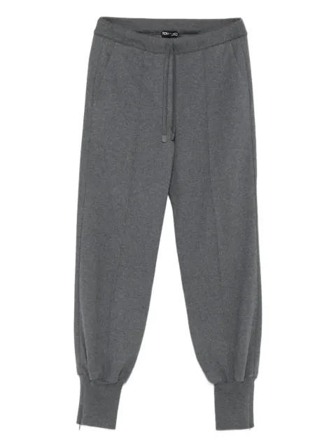 TOM FORD cuffed drawstring trousers Grey PAJ171JEX173