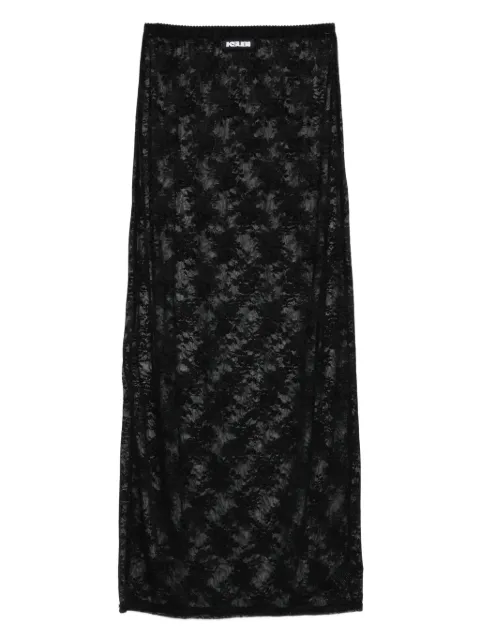 Ksubi Veneda lace slip midi skirt Black WPS25SK004