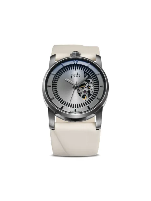 Fob Paris Oblivion leather automatic 40mm Silver R413C10R413S109W