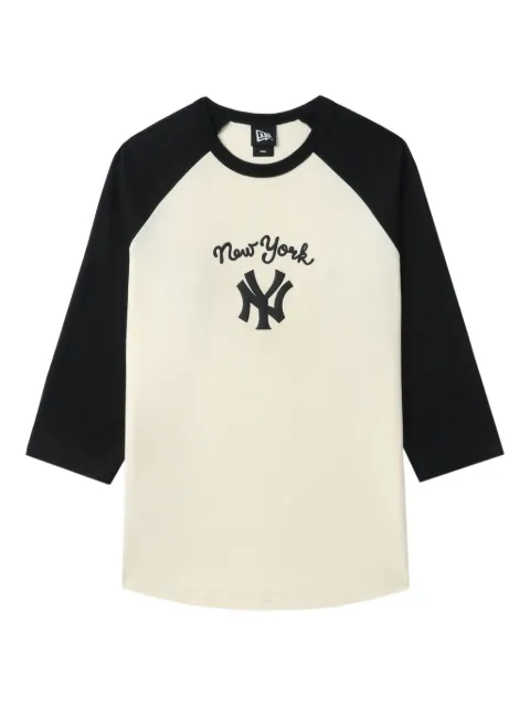 NEW ERA CAP x MLB NY Yankees raglan-sleeved T-shirt Neutrals NERTEW00290X