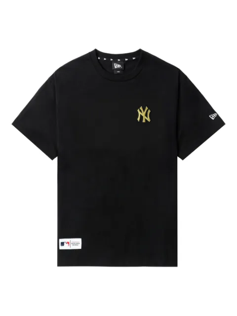 NEW ERA CAP embroidered logo T-shirt Black NERTEM00274X