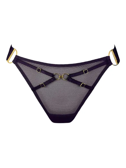 Bordelle Nara strap thong Purple NARADEEPPURPLEBONDAGETHONG