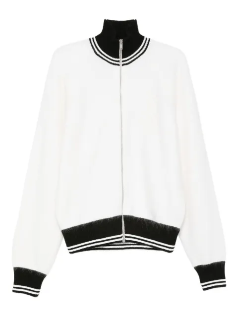 Jil Sander high-neck zip-fastening cardigan White J22HP0041J14789