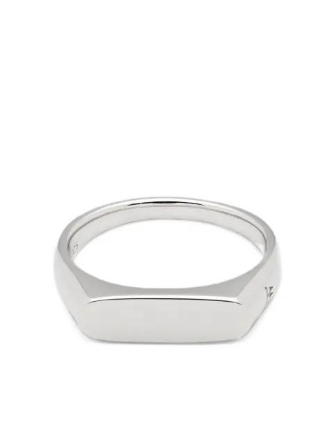 Tom Wood Knut signet ring Grey 100572