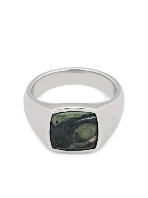 Tom Wood Kay signet ring Black 101569