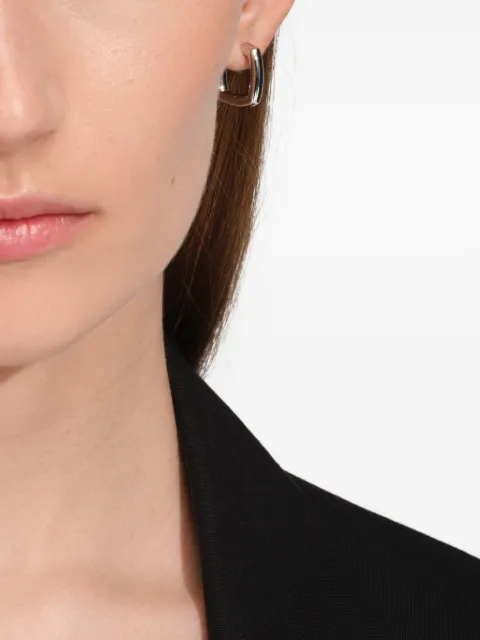 Tom Wood metal hoops earrings Silver 101536