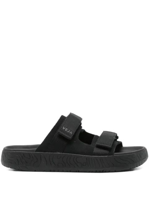 VEJA Arpoador double-strap suede sandals Black AP3221036