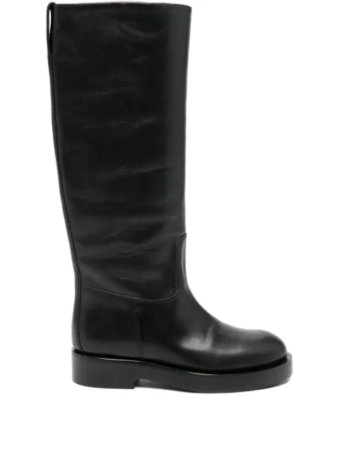 Paris Texas nappa-leather flat boots Black PX1680XLTVT