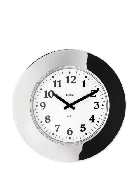 Alessi steel-frame wall clock Grey 11