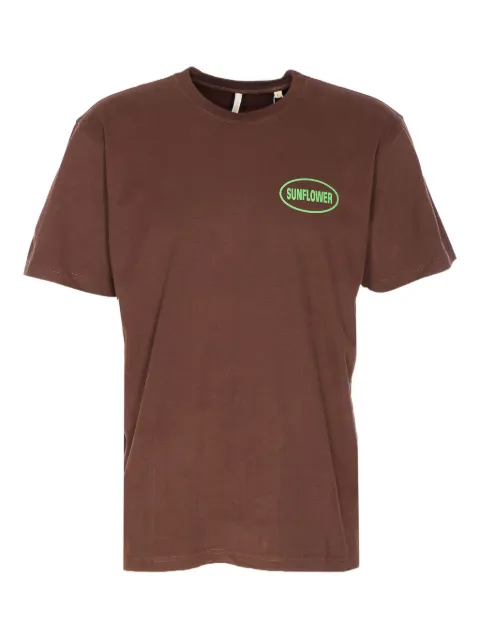 Sunflower logo print T-shirt Brown 20513170