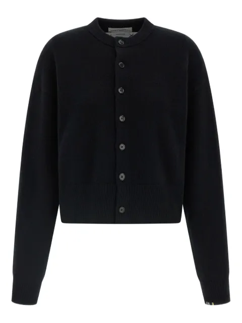 extreme cashmere button-cuffed cardigan Black 170