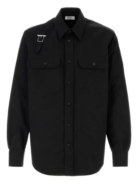 Alexander McQueen buckle-detail long-sleeves shirt 838500QSAA9