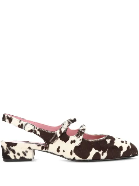 Carel Paris leather buckle pumps Brown PECHE2532