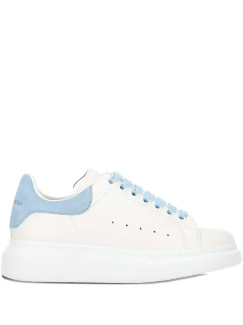 Alexander McQueen contrast larry leather sneakers White 553770WIAIH