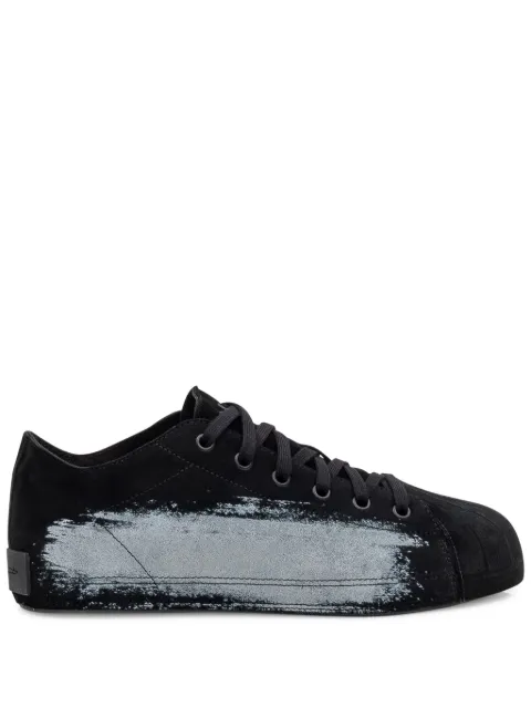 Y-3 Nizzastar LQ paint-splatter sneakers Black JR7456