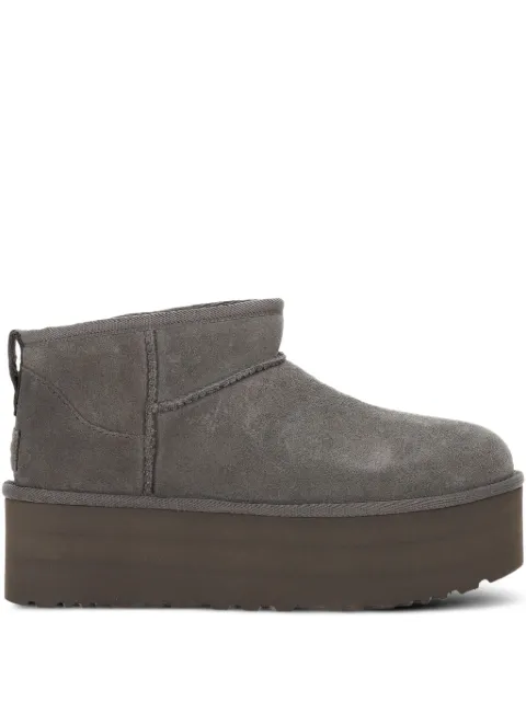 UGG 51mm platform suede boots Grey 1135092