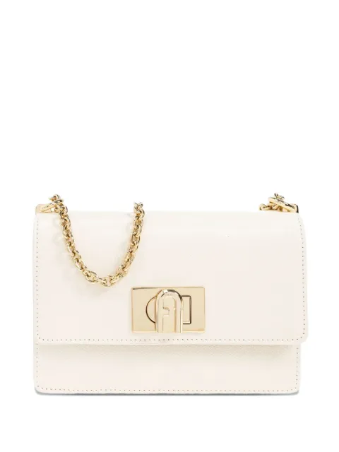 Furla mini 1927 chain-strap flap shoulder bag White BAFKACOARE000PNN00