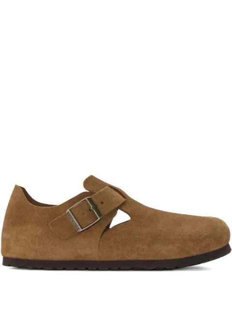 Birkenstock London "mink" suede-leather mules Brown 1023650