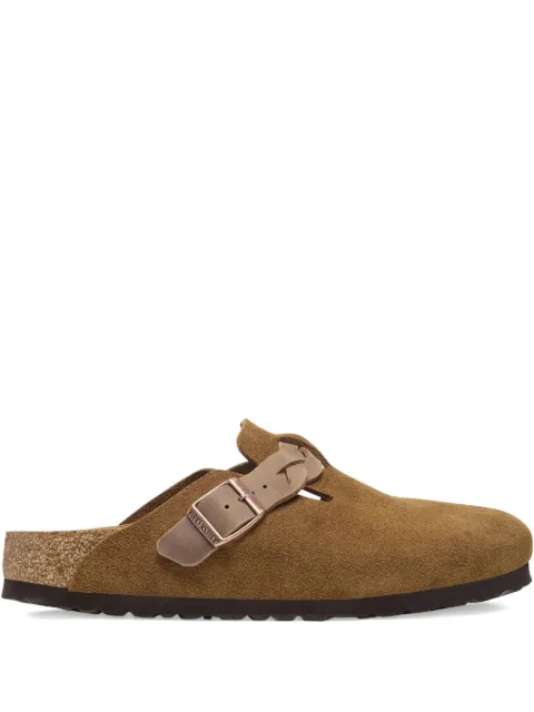 Birkenstock Boston "mink suede" mules Brown 1026713