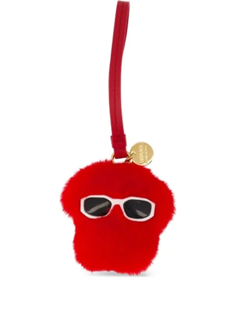 Versace Medusa fluffy bag charm Red 10187491A13763
