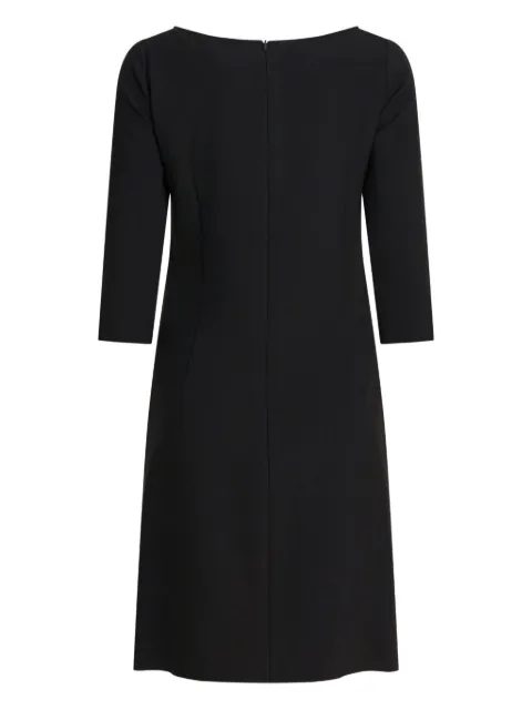 Semper three-quarter sleeve boat-neck dress Black 45534179019
