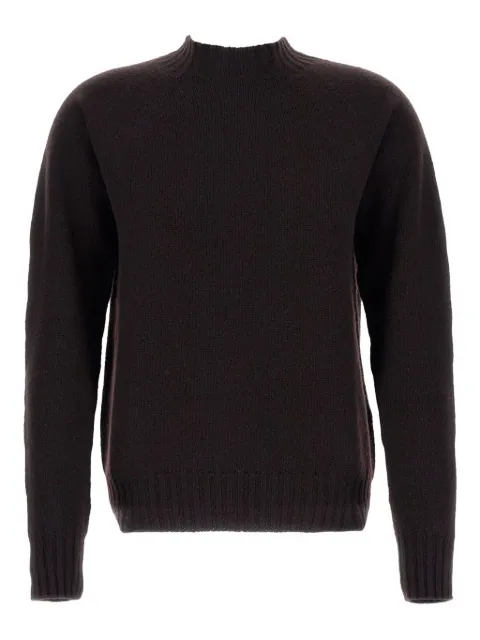 Drumohr wool crew-neck sweater Brown L5W113TL585
