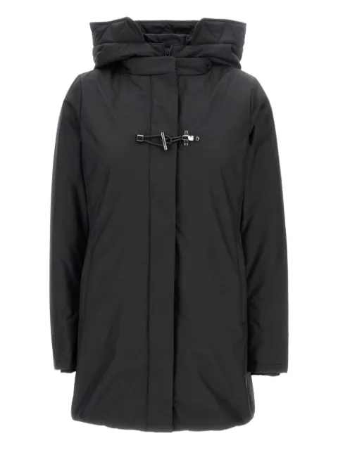 Fay hooded toggle coat Black NAW59513830ZXE