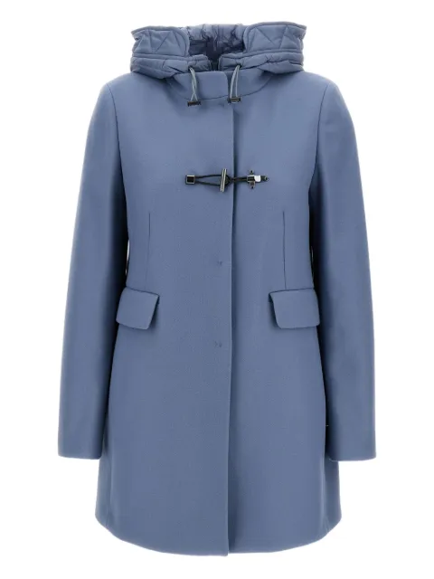 Fay hooded toggle coat Blue NAW59513430SGL