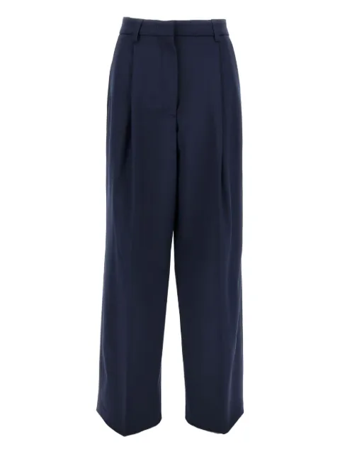 THELATEST pleated trousers Blue TLWC3104W0206ABTPT0457