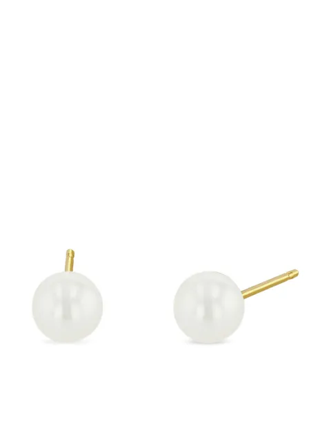 Zoë Chicco 14CT yellow gold pearl earrings Gold MPSEW14K