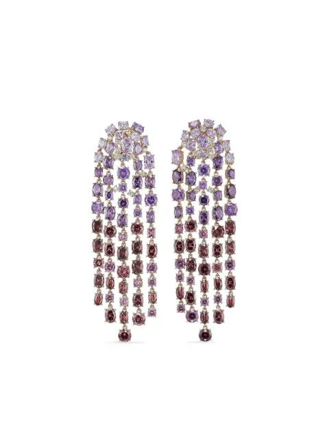 Anabela Chan 18K yellow gold vermeil Lavender Ombré Cascade earrings Purple AC23SN02ESYGLA