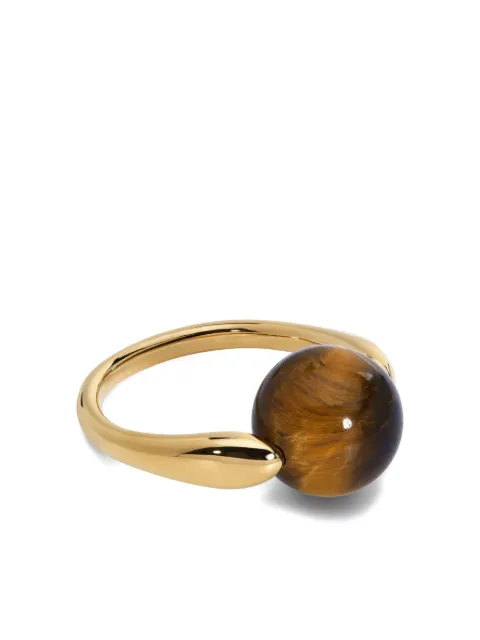 Monica Vinader gold tiger-eye ring Gold GPRGKY3RTGE