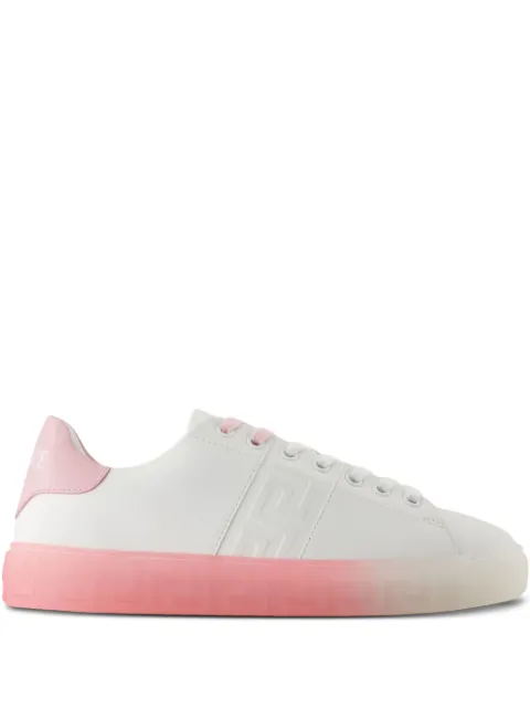 Versace embossed-logo gradient sole sneakers White 10135681A15174