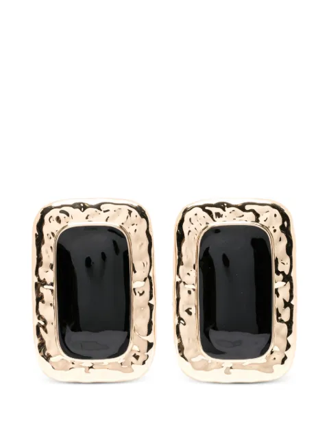Self-Portrait rectangular-shape earrings Gold RS26623EGD