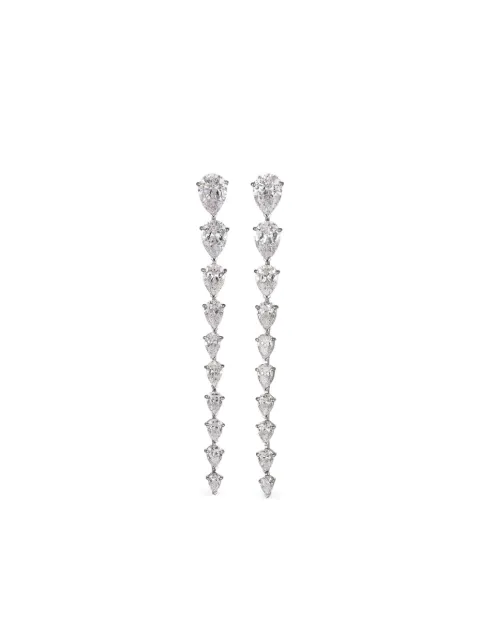 Anabela Chan 14K white gold Diamond Nova earrings Silver AC22SN10ESWGWD