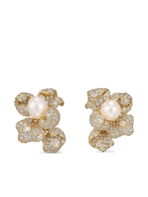 Anabela Chan 18K yellow gold vermeil Pearl Blossom earrings Gold AC16FD13ESYGIP