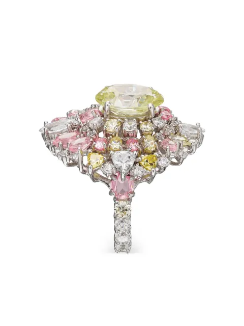 Anabela Chan Mirage diamond ring Silver AC16MC02RSWGCD