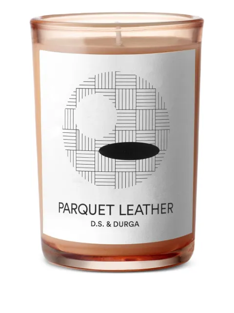 D.S. & Durga Parquet Leather candle Neutrals PARQUETLEATHER