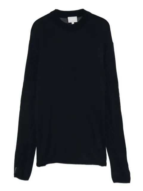 Versace Pre-Owned 2000s cable-knit sweater Blue VE250QS
