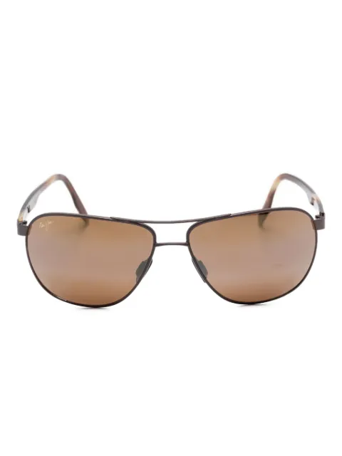 Maui Jim Castles pilot-frame sunglasses Brown MJ0728S