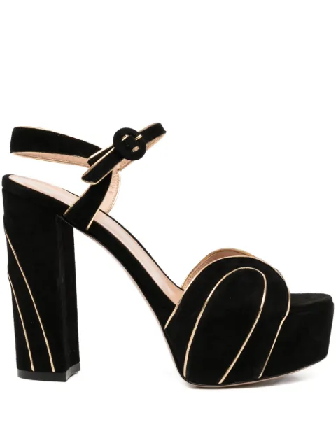Gianvito Rossi 125mm Tamara sandals Black G3263685RICNSM