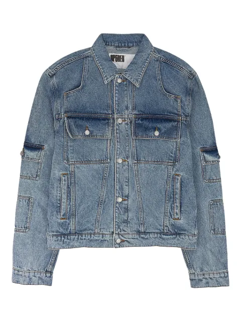SP5DER flap-pocket denim jacket Blue SP5DER132